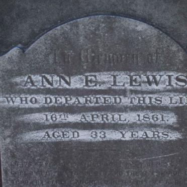 LEWIS Anne E. -1861
