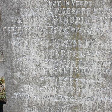 LEWIS Ivor, DERBY -1932 :: DERBY-LEWIS Elizabeth Doreen -1932