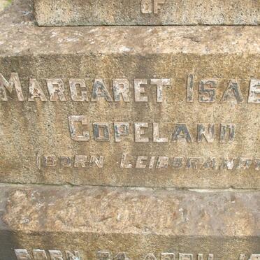COPELAND Margaret Isabel nee LEIBBRANDT 1876-1939