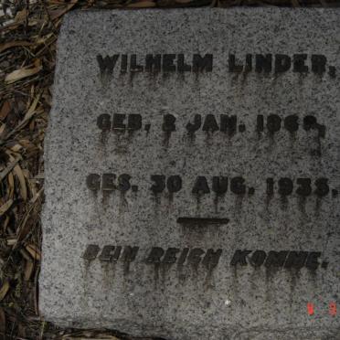 LINDER Wilhelm 186?-1935