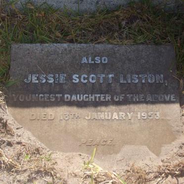 LISTON Jessie Scott -1953