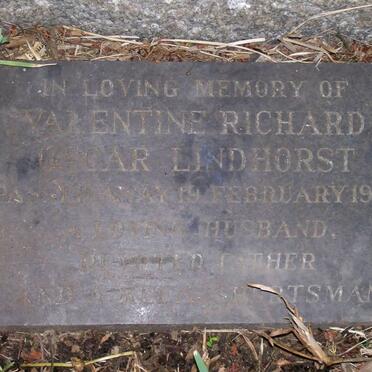 LINDHURST Valentine Richard Oscar -1961