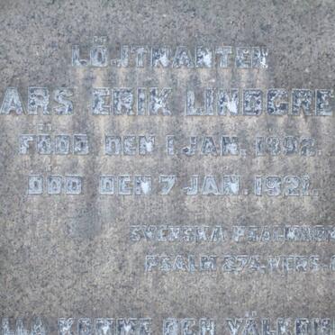 LINDGREN Lars Erik 1892-1921
