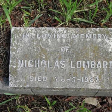 LOMBARD Nicholas -1927