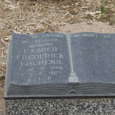 LOURENS Casper Frederick 1908-1987