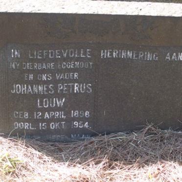 LOUW Johannes Petrus 1898-1954