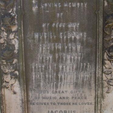 LOUW Jacobus Coenradus de Beer 1927-1966 _amp_ Muriel Eleanor 1892-1941_2