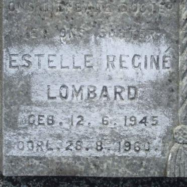 LOMBARD Estelle Reginé 1945-1960