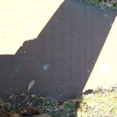 LOW William Henry -1834