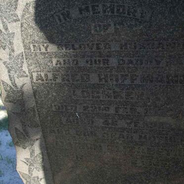 LOCHNER Alfred Hoffmann -1934 &amp; Marion Elizabeth -1962