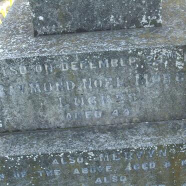 LUCKES Raymund Noel Morgan  -1921 