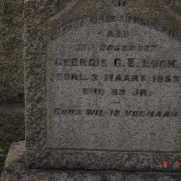 LUCK G.E. -1953