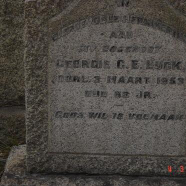 LUCK G.E. -1953