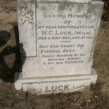 LUCK W.C. -1950