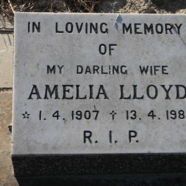 LLOYD Amelia 1907-1984