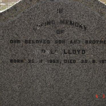 LLOYD Lionel 1953-1973