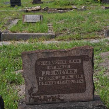 MEYER J.J. 1886-1925