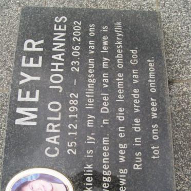 MEYER Carlo Johannes 1982-2002