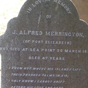 MERRINGTON J. Alfred -1890