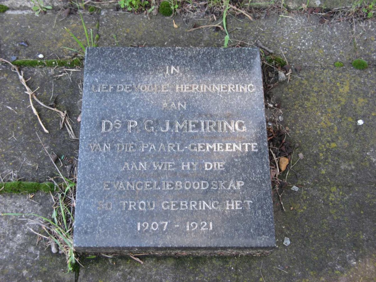 MEIRING P.G.J. 1866-1938 &amp; S.M. 1865-1951 :: MEIRING Charlotte 1893-1978