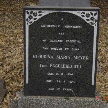 MEYER Gloudina Maria nee ENGELBRECHT 1894-1971