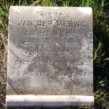 MERWE Diana, van der 1967-1967