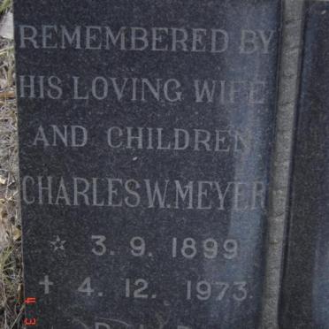 MEYER Charles W. 1899-1973