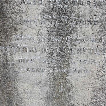 CERFONTYNE Archibald A. -1915