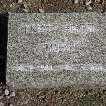 MALAN Pierre Simond 1886-1971