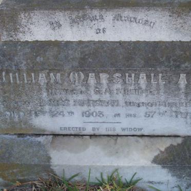 MARSHALL William -1903