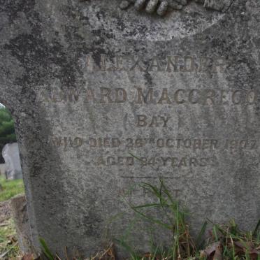 MACGREGOR Alexander Edward -1907