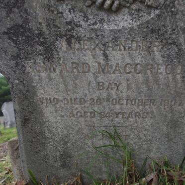 MACGREGOR Alexander Edward -1907