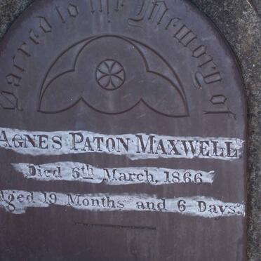 MAXWELL Agnes Paton -1866