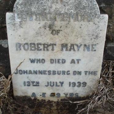 MAYNE Robert -1939