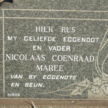 MAREE Nicolaas Coenraad