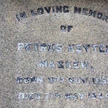 MASKEW Petrus Keytel 1858-1944