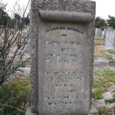MASKEW Petrus Keytel 1858-1944 &amp; Elizabeth Jacoba ROOS 1864-1947