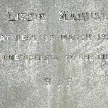 MANUEL Lizzie -1926