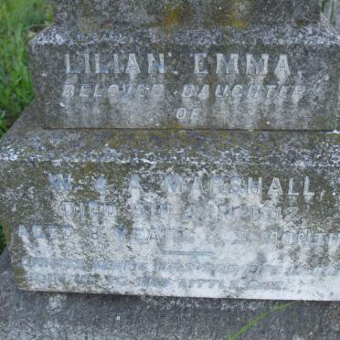 MARSHALL Lilian Emma -1912