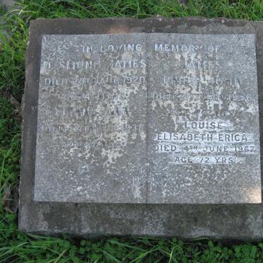 MOLONEY James Philip John -1956 &amp; Louise Elisabeth Erica -1967
