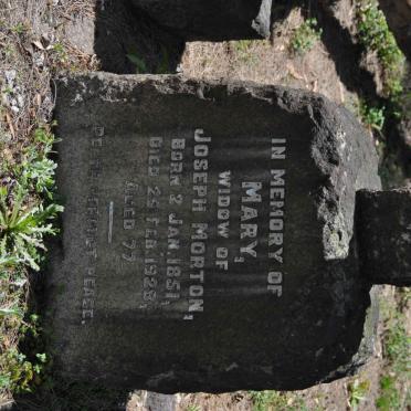 MORTON Mary 1851-1928