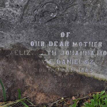 MOHR Elizabeth Johanna nee DANIELSZ 1885-1928