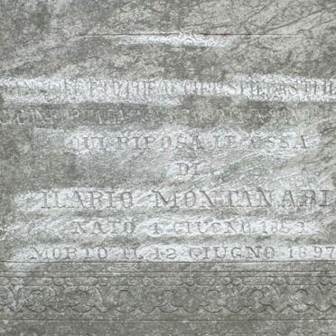 MONTANARI Ilario  1853-1897