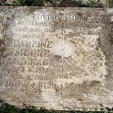 MOORE Pauline nee GRACE 1927-1983