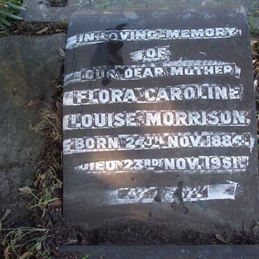 MORRISON Flora Caroline Louise 1884-1951