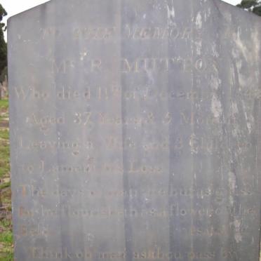 MUTTON R. -1842