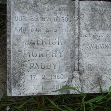 MURPHY Patrick 1960-1981