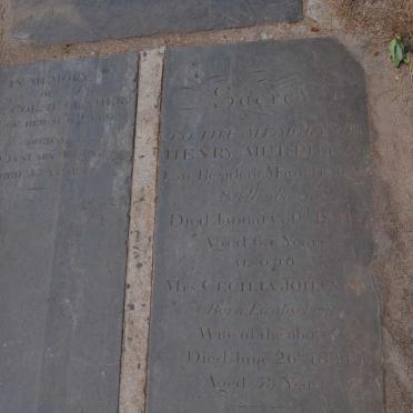 MURPHY Henry -1811 &amp; Cecilia Johanna LAUBSCHER 1786-1839