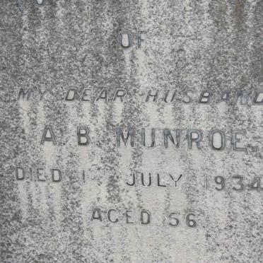 MUNROE A.B. -1934