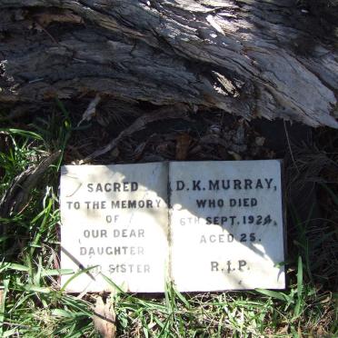 MURRAY D.K. -1924